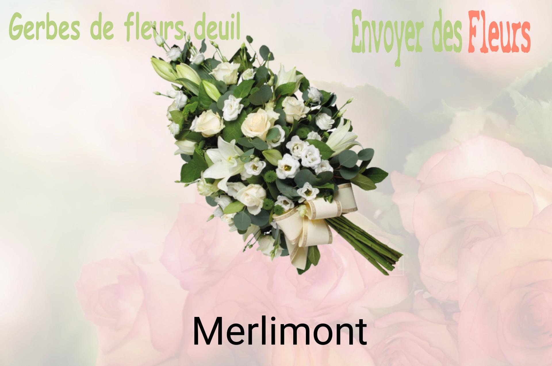 Gerbe de fleurs de deuil livrée à Merlimont